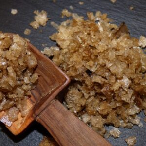 salt, smoked, pyramidal salt, brown, rustic, crystals, sugar, brown sugar, candy sugar, wooden shovel, wooden spoon, brown sugar, brown sugar, brown sugar, brown sugar, brown sugar
